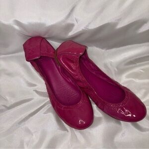 Tory Burch "Eddie" pink Ballet Flats size 7 1/2